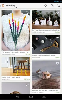 Etsy android App screenshot 1